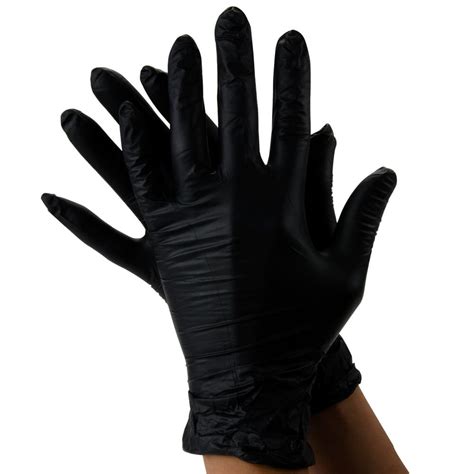 Nitrile Heavy Duty Gloves 6 Mil Thick Large Powder Free