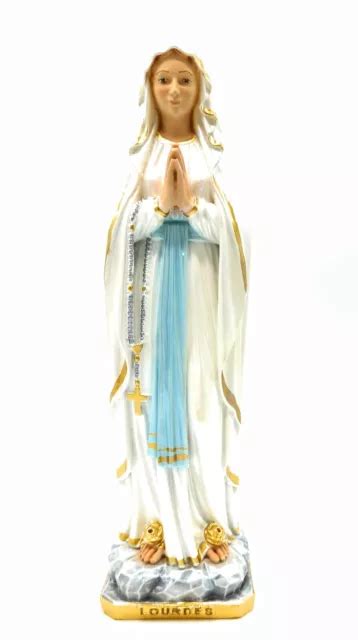 Statue De La Madonna De Lourdes Cm In Resina Our Lady Of