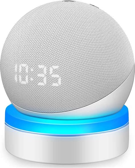 Alexa Echo Dot 4 Için Parıldayan Masaüstü Standı Tutucu Entegre Kablo