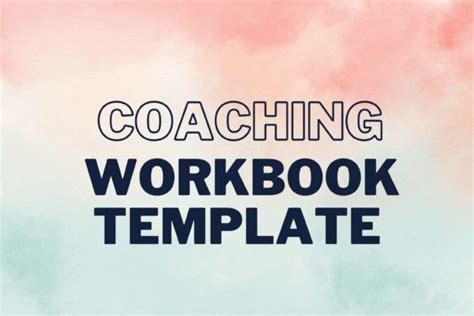 Coaching Workbook Template Canva Graphic By Iampaulrose Creative Fabrica