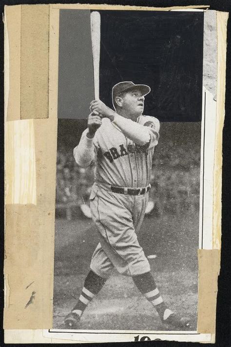 Babe Ruth Holding His Bat Digital Commonwealth