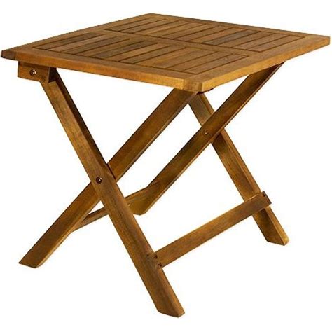 Table Basse Pliante En Bois Tables Jardin D Appoint X Cm Brun