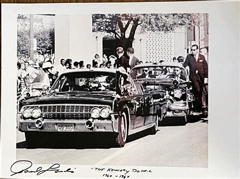 JFK Assassination U.S. Secret Service agent Paul Landis signed photo ...