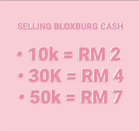 ROBLOX BLOXBURG CASH, Video Gaming, Gaming Accessories, Interactive Gaming Figures on Carousell