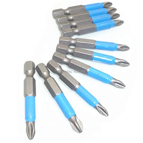 Pc Mm Electric Screwdriver Bits Hex Shank Ph Mm Single Side