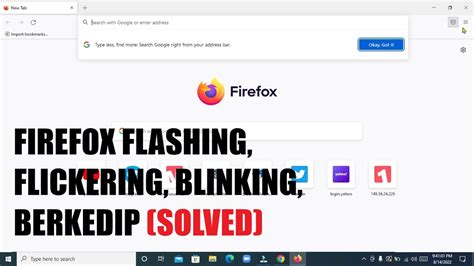 Firefox Flashing Flickering Blinking Berkedip SOLVED YouTube