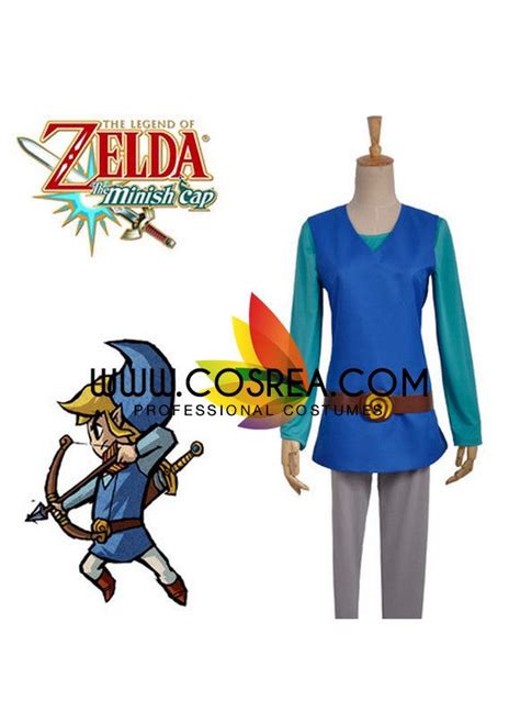 Legend of Zelda Four Swords Link Cosplay Costume - Cosrea Cosplay