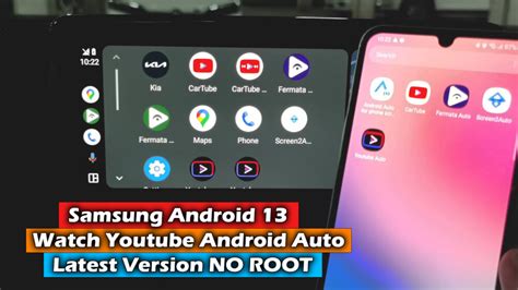 Samsung Android Watch Youtube On Android Auto Latest Version No