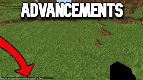 How To Disable Advancement Popups In Minecraft Quick Tutorial YouTube