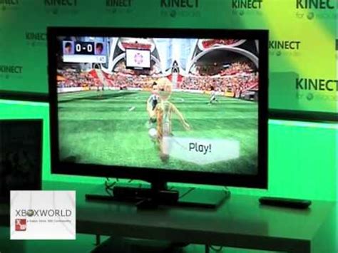 Kinect Sports Soccer Koop Gameplay Demo Gamescom Microsoft Play