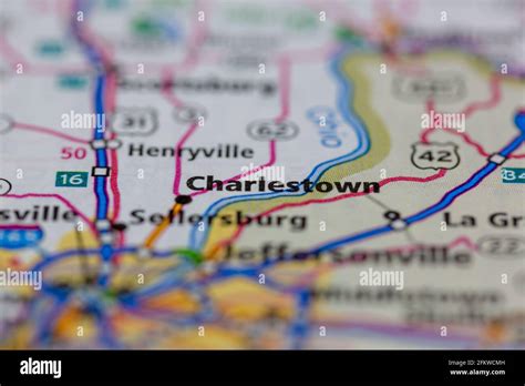 Charlestown Indiana Map Hi Res Stock Photography And Images Alamy