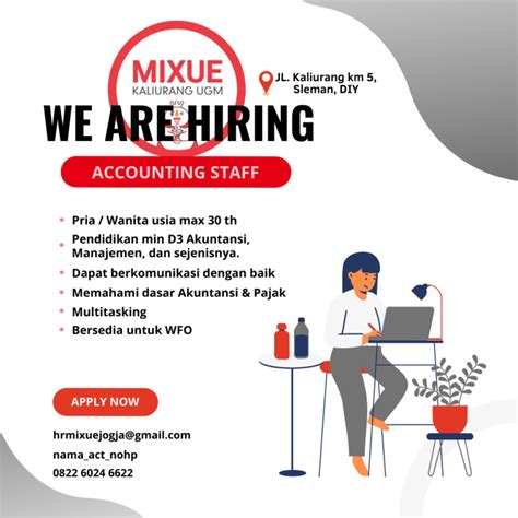 Lowongan Kerja Accounting Staff Di Mixue Kaliurang Ugm Lokerjogja Id