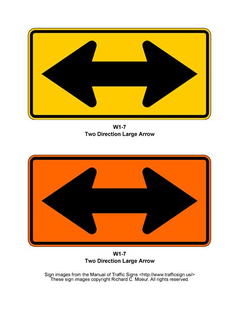 Manual Of Traffic Signs W1 Series Signs