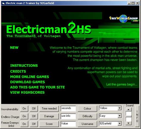 Download From Here: ELECTRIC MAN 2 CHEATS