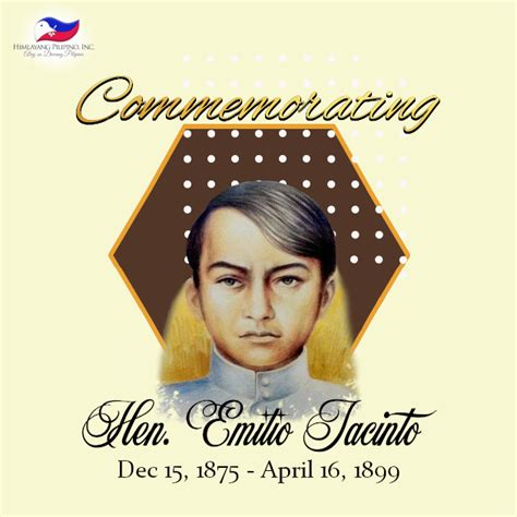 Commemorating Emilio Jacinto Himlayang Pilipino Inc