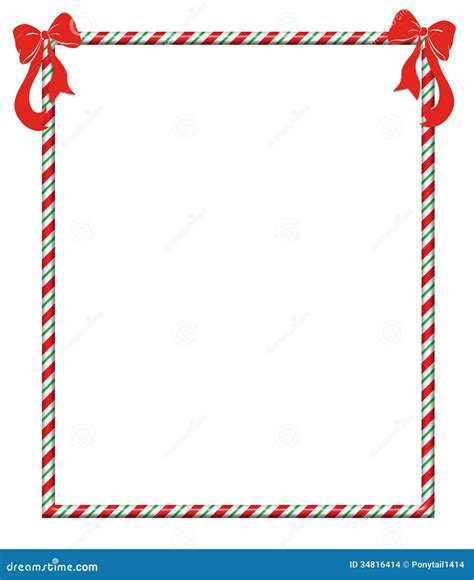 Free Candy Cane Clipart Border