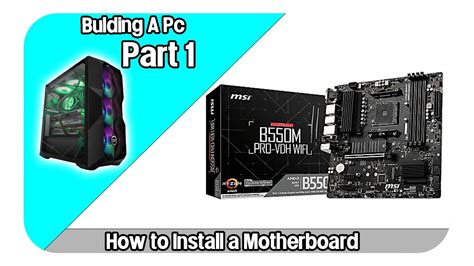 How To Install All Motherboards Jfp1 B550m Pro Vdh Wifi 4k Video Youtube