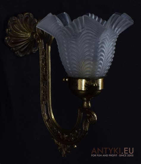 Lampy Cienne W Stylu Vintage Muzealne Kinkiety Z Kloszami Antyki Eu