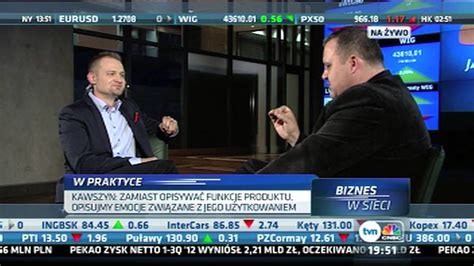 Biznes W Sieci Tvn Cnbc Odc Roman Kawszyn Youtube