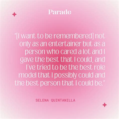 32 Selena Quintanilla Quotes - Parade