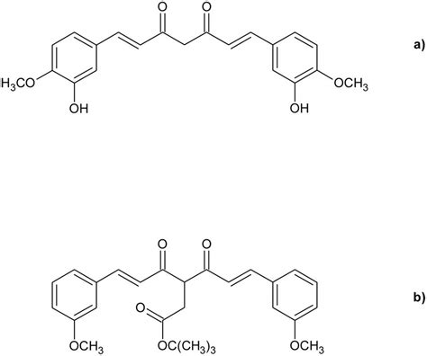 Curcuminoids Structures Molecular Structures Of A Curcumin And B