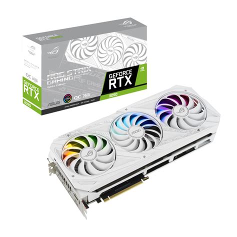 Placa De V Deo Asus Rog Strix Geforce Rtx Oc White Edition