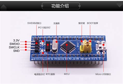 Stm32开发板 Stm32f103c8t6小系统板 单片机 核心板 Stm32开发板 学习板 Arm 阿里巴巴