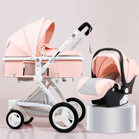 Belecoo Luxury 3 In 1 Baby Stroller With Bassinet And Car Seat Baby Ca