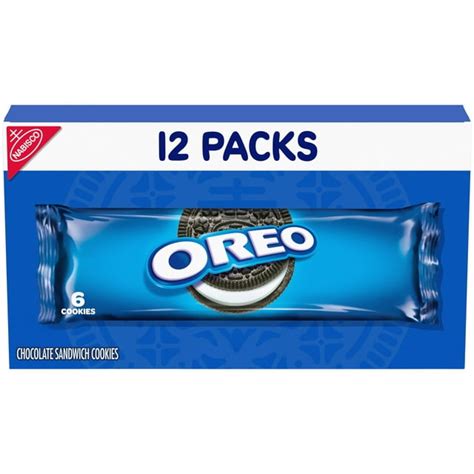 Oreo Chocolate Sandwich Cookies 12 Snack Packs Itfresh