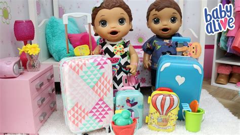 BABY ALIVE GÊMEOS LAURINHA E FELIPINHO VÃO VIAJAR PRO NORDESTE YouTube