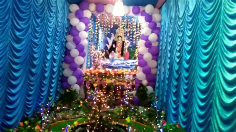 Beautiful Saraswati Puja Decoration At Home - Types Of Wood