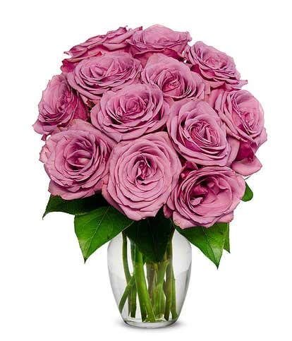 Purple Rose Bouquet at From You Flowers