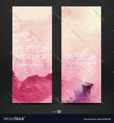 Colorful abstract banner Royalty Free Vector Image