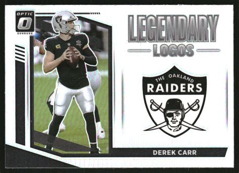 2021 Donruss Optic Legendary Logos 11 Derek Carr EBay