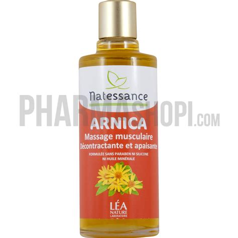 Natessance Arnica Massage Musculaire Léa Nature Flacon De 100 Ml