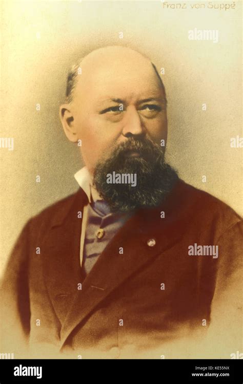 Franz Von Suppe Austrian Composer And Conductor 1819 1895 Colourised