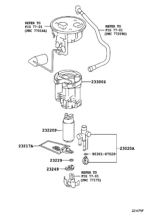 232170d070 Filter Fuel Pump Genuine Lexus Part