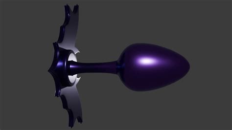 Spooky Batplug Dildo Plug Low Poly Sextoy D Model By TriDsign