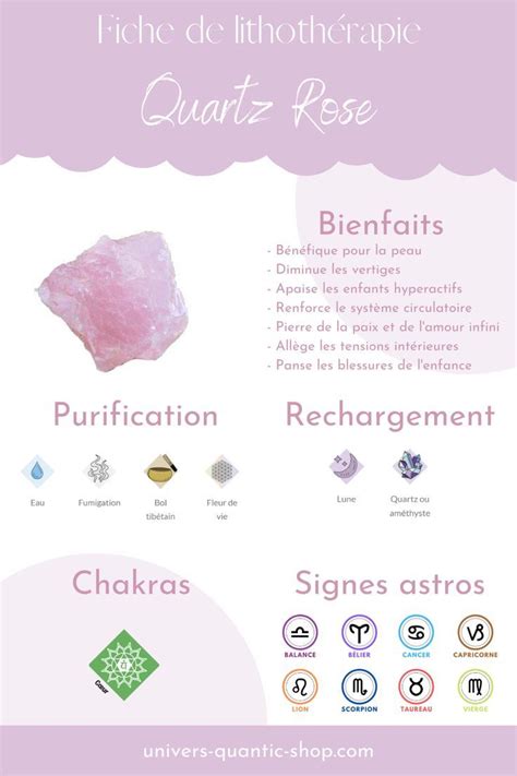 Quartz Rose Fiche De Lithoth Rapie En Lithotherapie Pierre