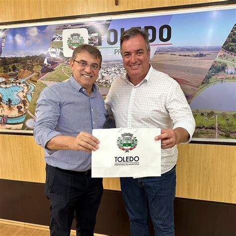 Prefeito Emerson Toledo Visita A Cidade De Toledo Pr Prefeitura