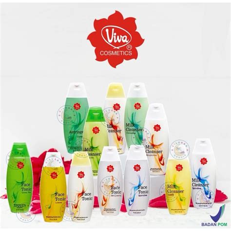 Jual VIVA Milk Cleanser Dan Face Tonic 100ml Air Mawar Susu