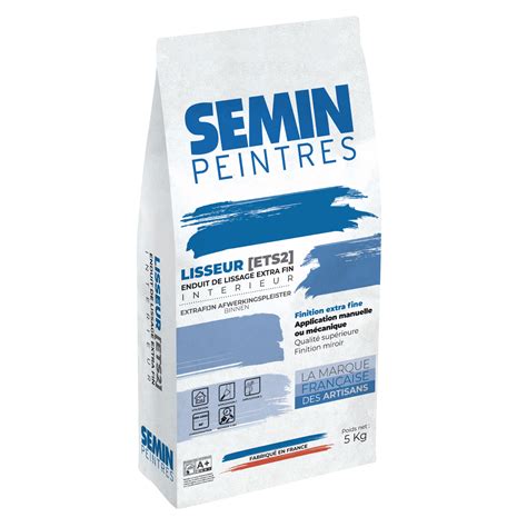 Enduit De Lissage En Poudre A00372 SEMIN Blanc 5 Kg Leroy Merlin