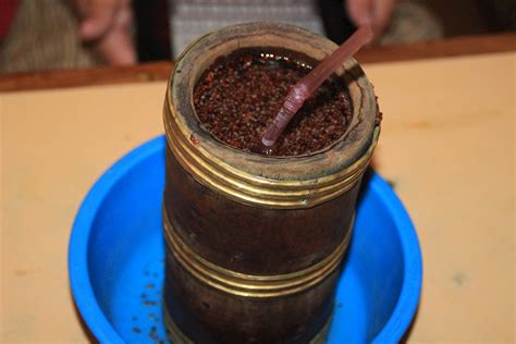 Tongba Local Alcoholic Beverage From Eastern Development Region Nepal