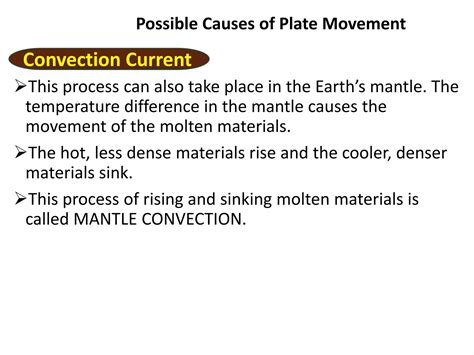 Q M Poosible Causes Of Plate Movements Pptx