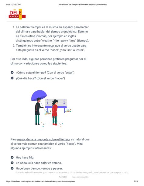 Solution Vocabulario Del Tiempo El Clima En Espa Ol Vocabulario