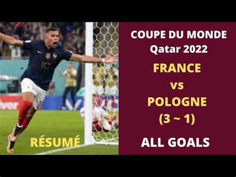 R Sum Match France Vs Pologne Coupe Du Monde R Sum France