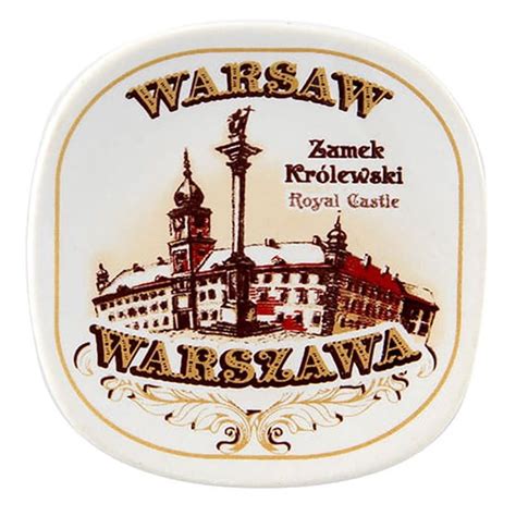 Ceramiczny Magnes Na Lod Wk Warszawa Zamek Kr Lewski Sepia