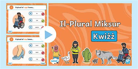 Il Plural Miksur Kwiżż Hecho Por Educadores Twinkl