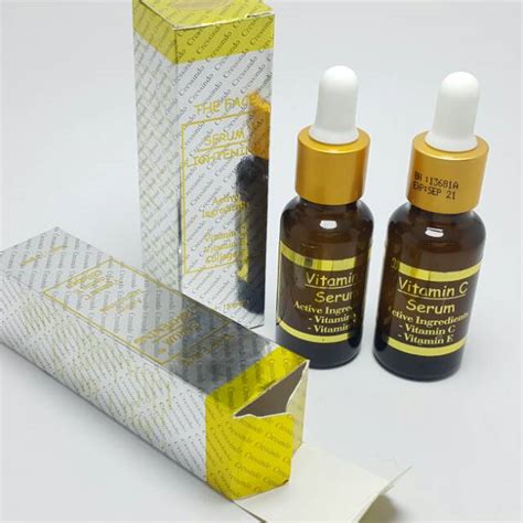 Serum Cressindo The Face Lightening Vit C Vit E Collagen Lazada