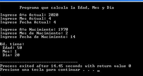 C Digo De Dev C Calcular La Edad